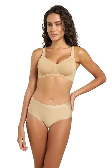Van Heusen Women’s Side Support Comfort Bra – No-Spill Fit with Enhanced Support Panels